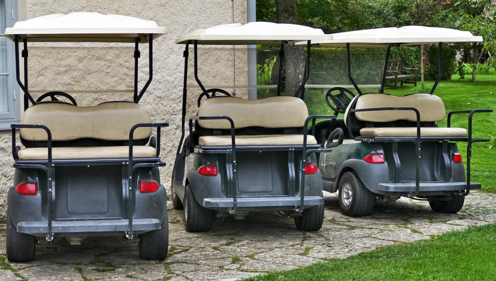 Carros de golf en arrendamiento puro